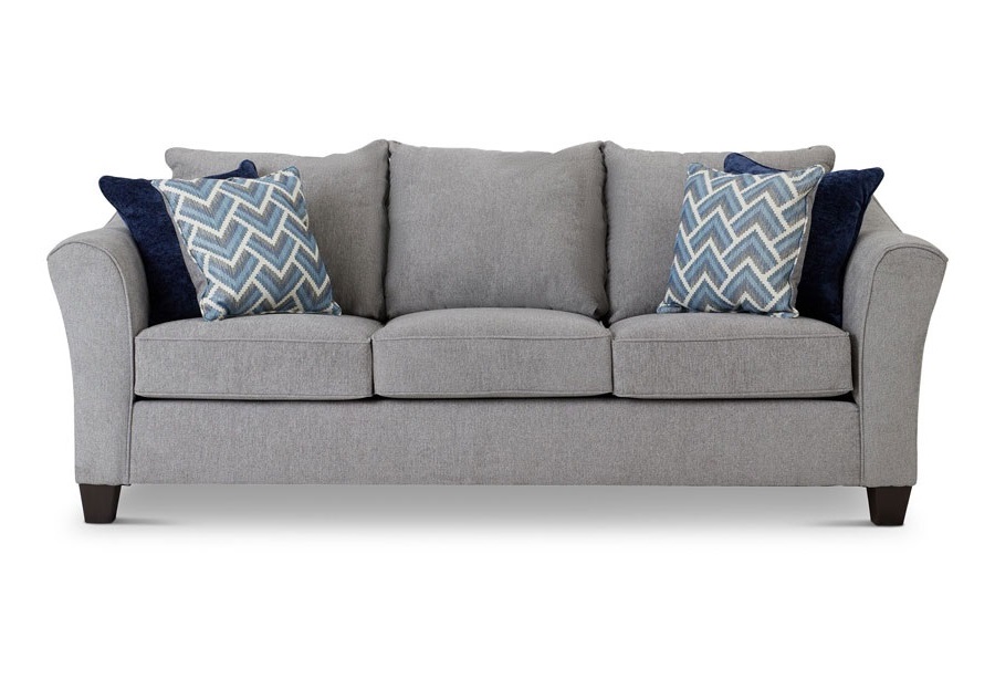 American Design Furniture by Monroe - Cayman Silver Sofa